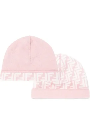Fendi Wool-blend beanie set