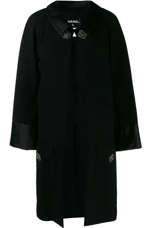 CHANEL Buttoned collared midi coat