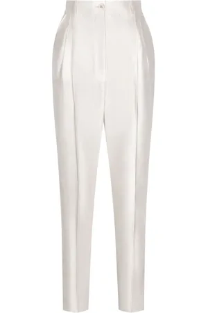 Dolce & Gabbana Pleated shantung trousers