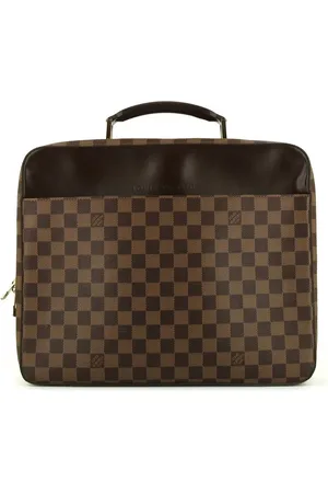 LOUIS VUITTON Damier Eb??ne Voyage briefcase