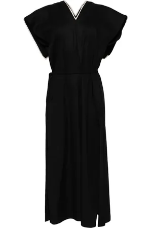 Litkovskaya Whipstich-trim midi dress