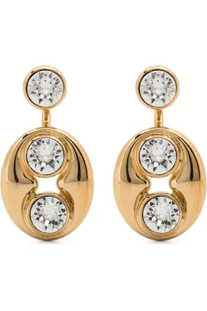 Amina Muaddi Iris drop earrings