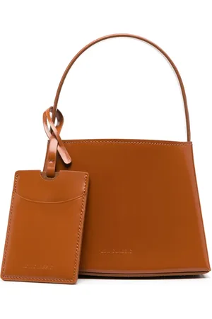 Low Classic Mini embossed-logo curve tote bag