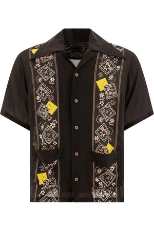 KAPITAL Floral-pattern detailing shirt