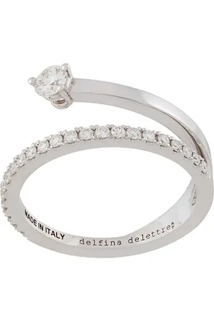 DELFINA DELETTREZ 18kt white gold Marry Me diamond ring
