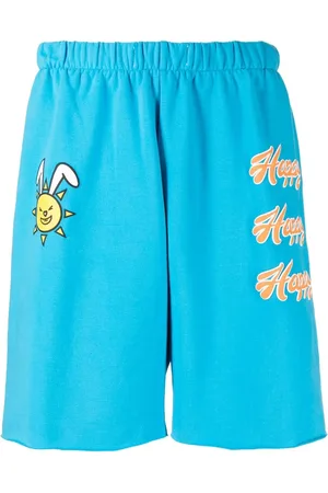 Natasha Zinko Slogan-print track shorts