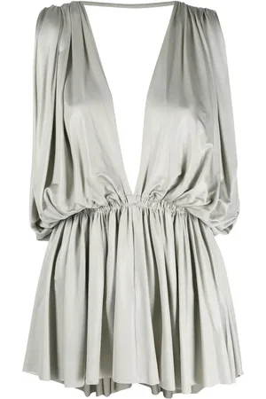 Rick Owens Venus V-neck draped top