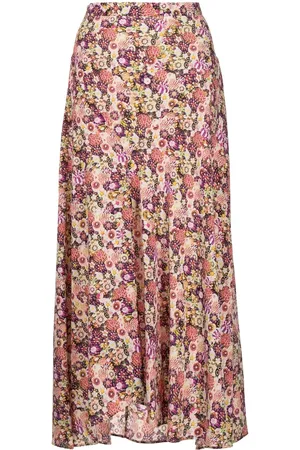 Isabel Marant Floral-print high-waisted skirt