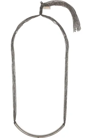 PESERICO SIGN Ball-chain knotted necklace