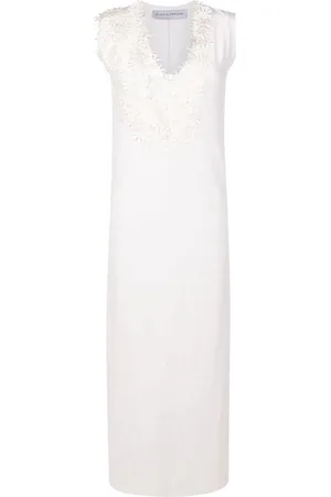 Gloria Coelho Ruched sleeveless maxi dress