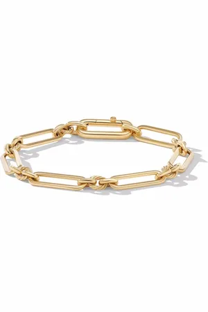 David Yurman 18kt yellow Lexington chain bracelet (6.5mm)