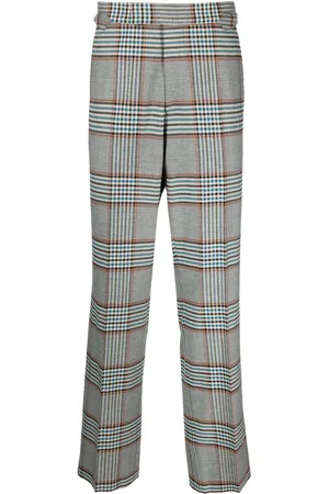 Vivienne Westwood Plaid-check pattern straight-leg trousers