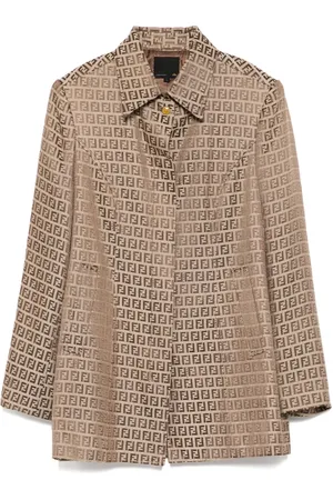 Fendi 1980-1990s FENDI Zucchino coat