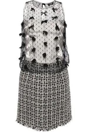 CHANEL 2000s layered mni dress