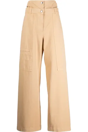 SYSTEM Layered-waist tapered trousers