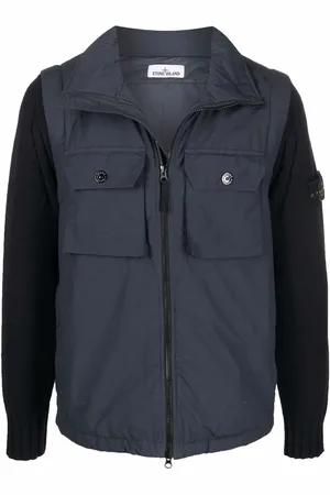 Stone Island Removable sleeves padded jacket