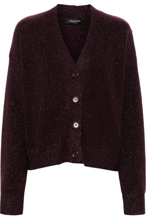 Fabiana Filippi Lurex-detail cardigan