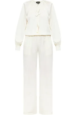 Tom Ford Long-sleeves gathered jumpsuit