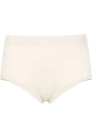 Alanui Finest high-waist ribbed shorts
