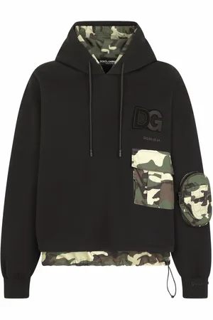 Dolce & Gabbana Camouflage-print logo hoodie