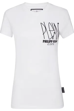 Philipp Plein Logo-print logo-patch T-shirt