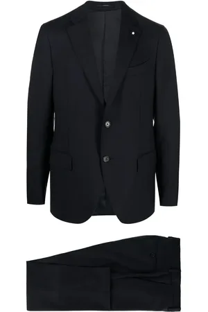 LARDINI Single-breasted slim-cut suit
