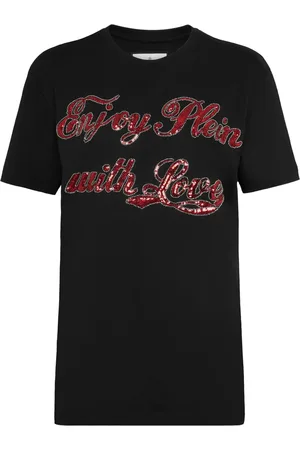 Philipp Plein Slogan-print cotton T-shirt