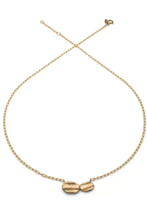 YANNIS SERGAKIS 10kt yellow Immortelle chain necklace