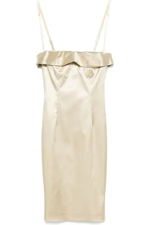 Dolce & Gabbana 2000s satin midi dress