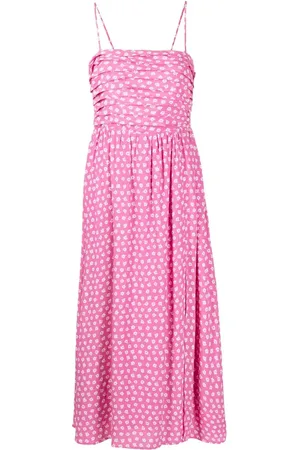 KITRI Floral-print midi-dress