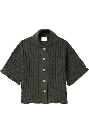 Halfboy Cable-knit cotton top