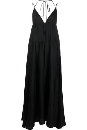 Joseph Ruched silk long dress