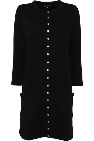 AGNÈS B. Snap-detailing cotton dress