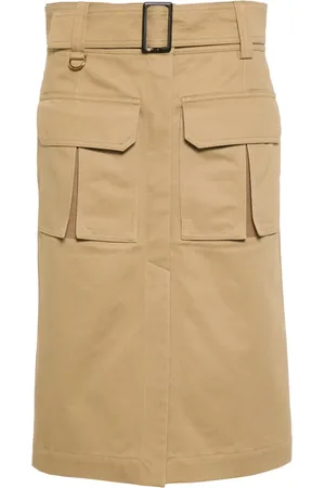 Chloé Saharienne midi skirt