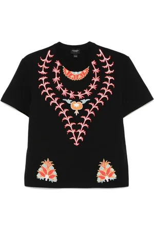 Giambattista Valli Embroidered-motif T-shirt