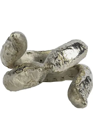 PARTS OF FOUR 10kt white gold and sterling Tatius ring