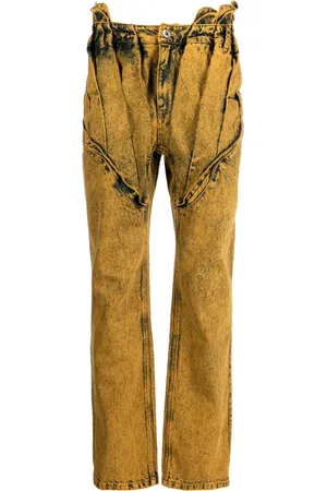 JUNTAE KIM Mid-rise straight-leg jeans