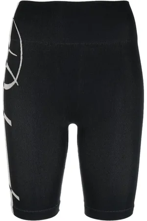 Rhude Logo-print high-waisted shorts