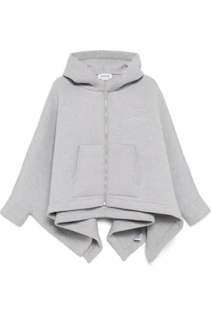 MONSE Zip fastening poncho