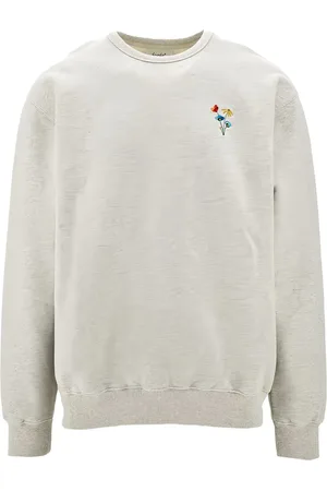 Foret Noon Element floral-embroidered sweatshirt
