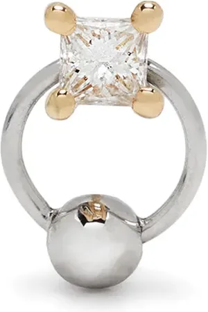 DELFINA DELETTREZ 18kt diamond Two in One piercing earring