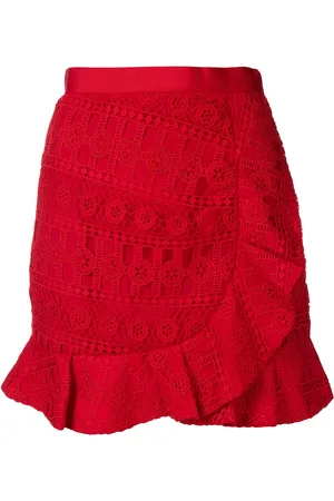 Self-Portrait Asymmetric ruffled dress