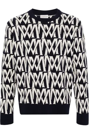 Moncler Monogram-jacquard jumper