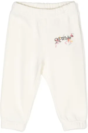 OFF-WHITE Logo-print cotton track pants
