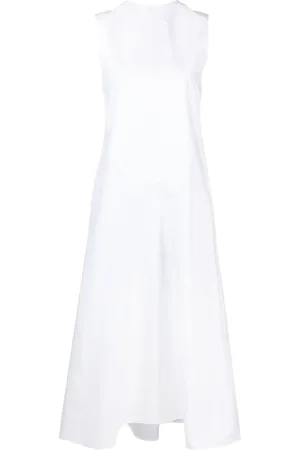 Jil Sander Panelled poplin maxi dress
