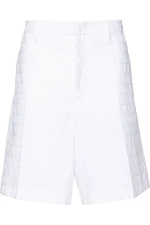 VALENTINO GARAVANI Toile Iconographe cotton shorts