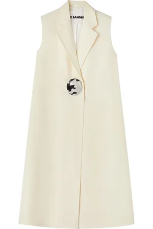 Jil Sander Button-fastening tailored crepe vest