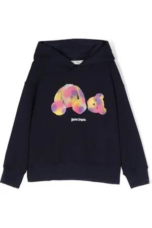 Palm Angels Teddy Bear-print cotton hoodie
