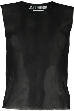 Maison Margiela 2000s sheer-panel T-shirt