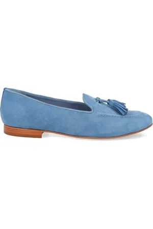 Blue Bird Tassel suede loafers